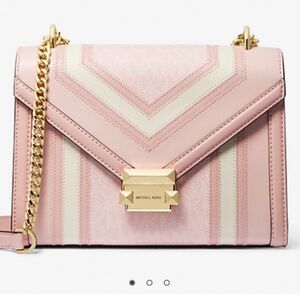 NEW WITH TAGS! Whitney Medium Color-Block and Signature Logo Shoulder Bag!